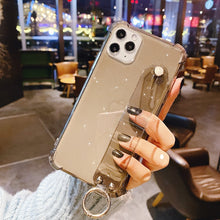 Carregar imagem no visualizador da galeria, Capinha para iPhone com Glitter + Suporte - Homeless Case