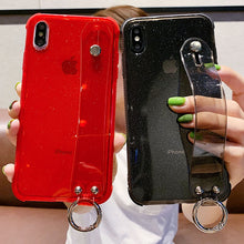 Carregar imagem no visualizador da galeria, Capinha para iPhone com Glitter + Suporte - Homeless Case