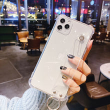 Carregar imagem no visualizador da galeria, Capinha para iPhone com Glitter + Suporte - Homeless Case