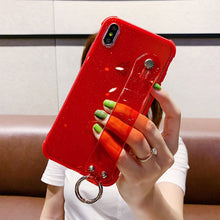 Carregar imagem no visualizador da galeria, Capinha para iPhone com Glitter + Suporte - Homeless Case
