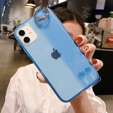 Carregar imagem no visualizador da galeria, Capinha para iPhone com Glitter + Suporte - Homeless Case
