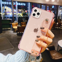 Carregar imagem no visualizador da galeria, Capinha para iPhone com Glitter + Suporte - Homeless Case
