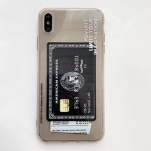 Carregar imagem no visualizador da galeria, Capinha de Silicone Transparente para iPhone  - American Express
